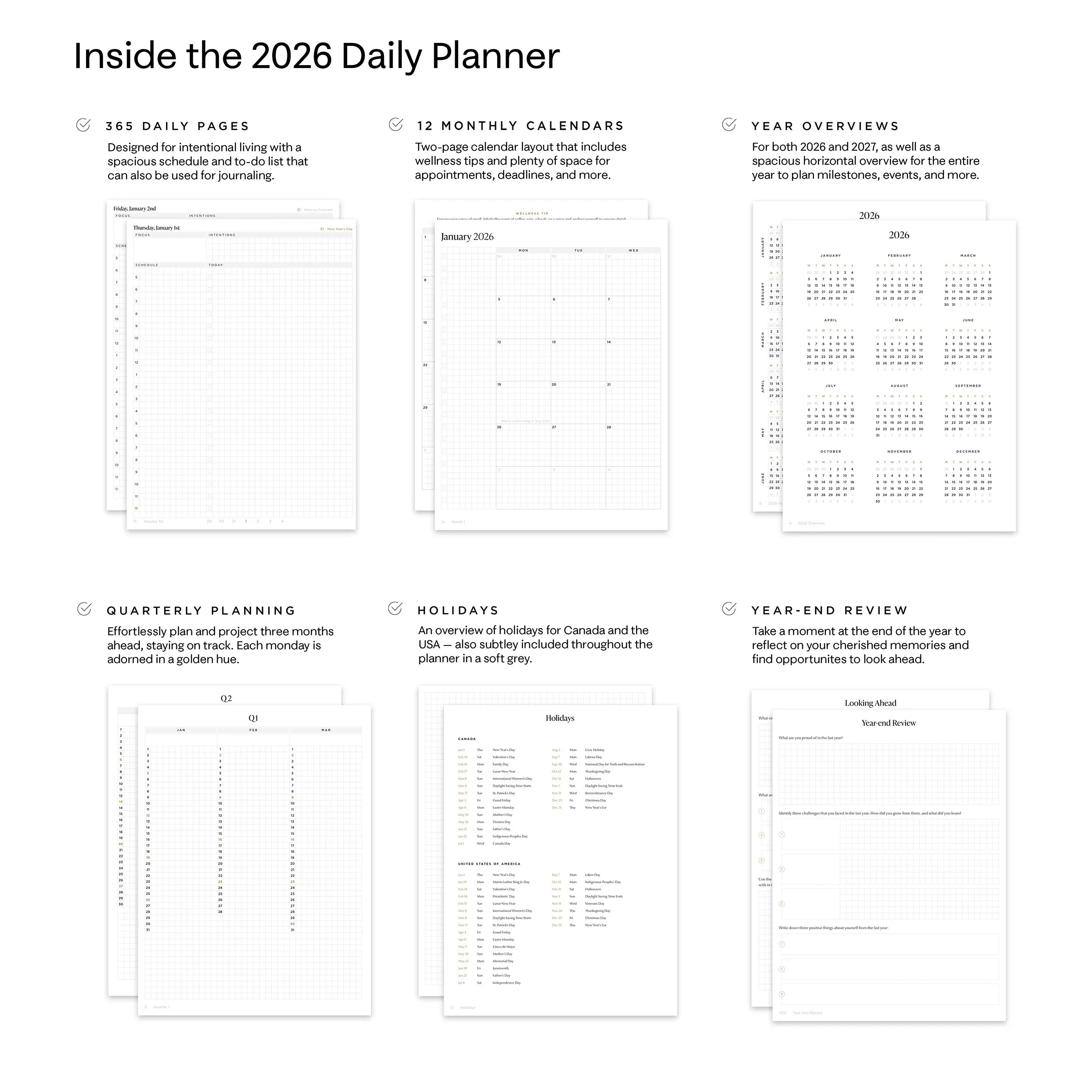2026 Daily Duo Planner (Paper Flex)