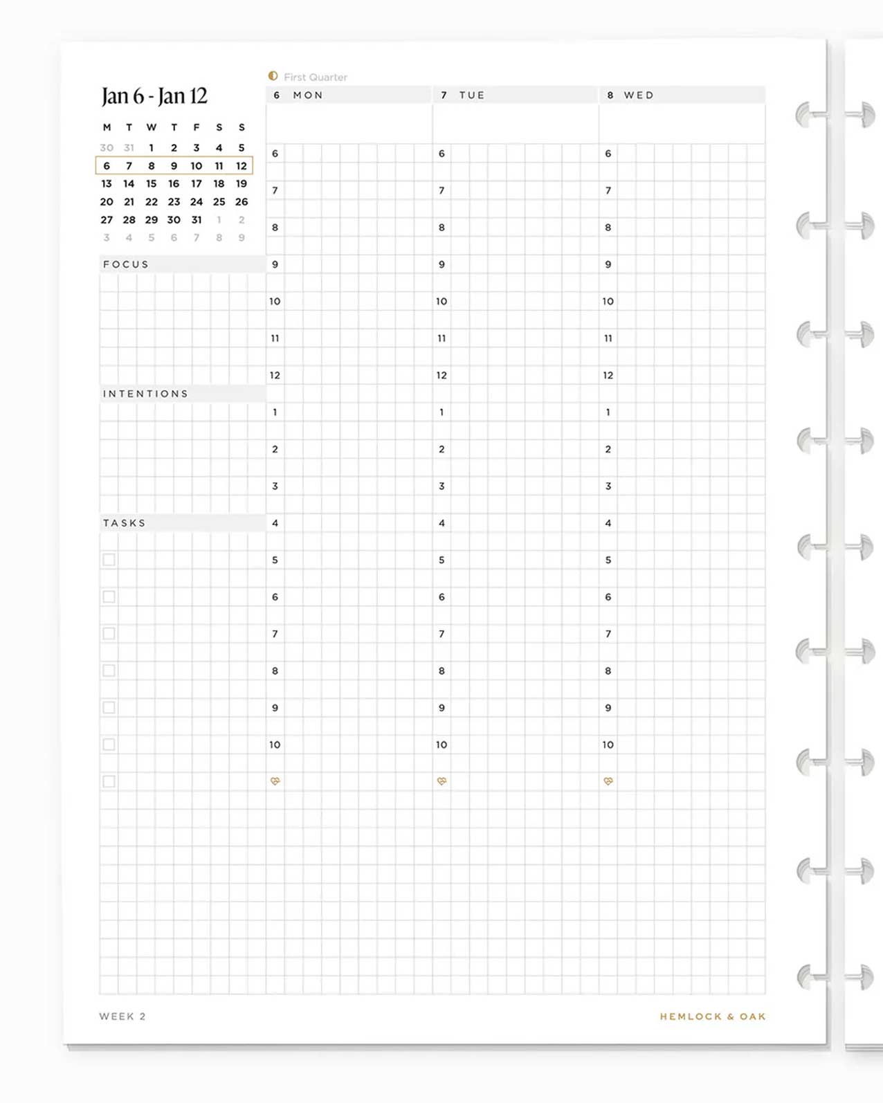 2026 Weekly Inserts - detail view