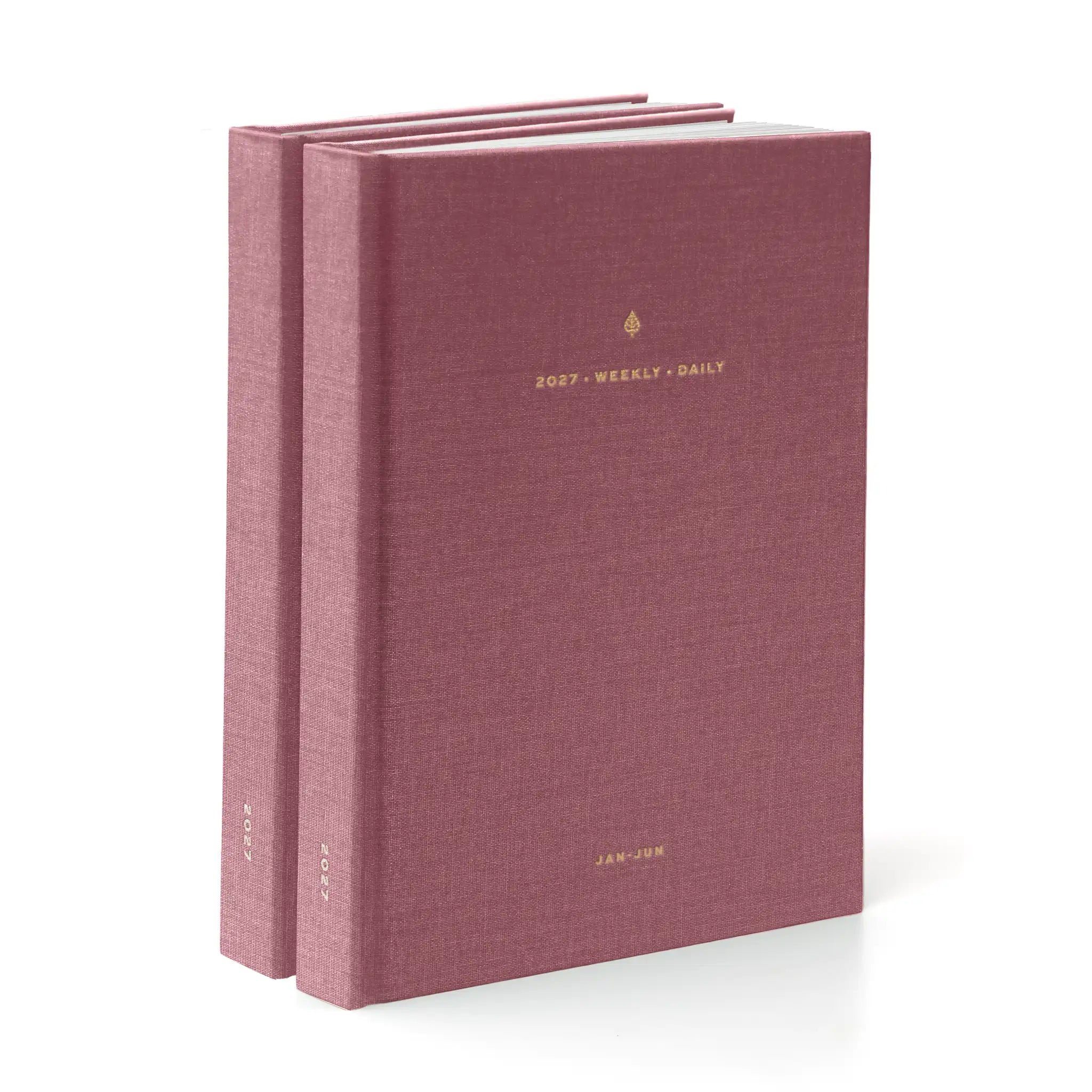 2027 Minimalist Daily Duo (Hardcover, Heritage 120gsm) in Wild Rose #color_wild rose