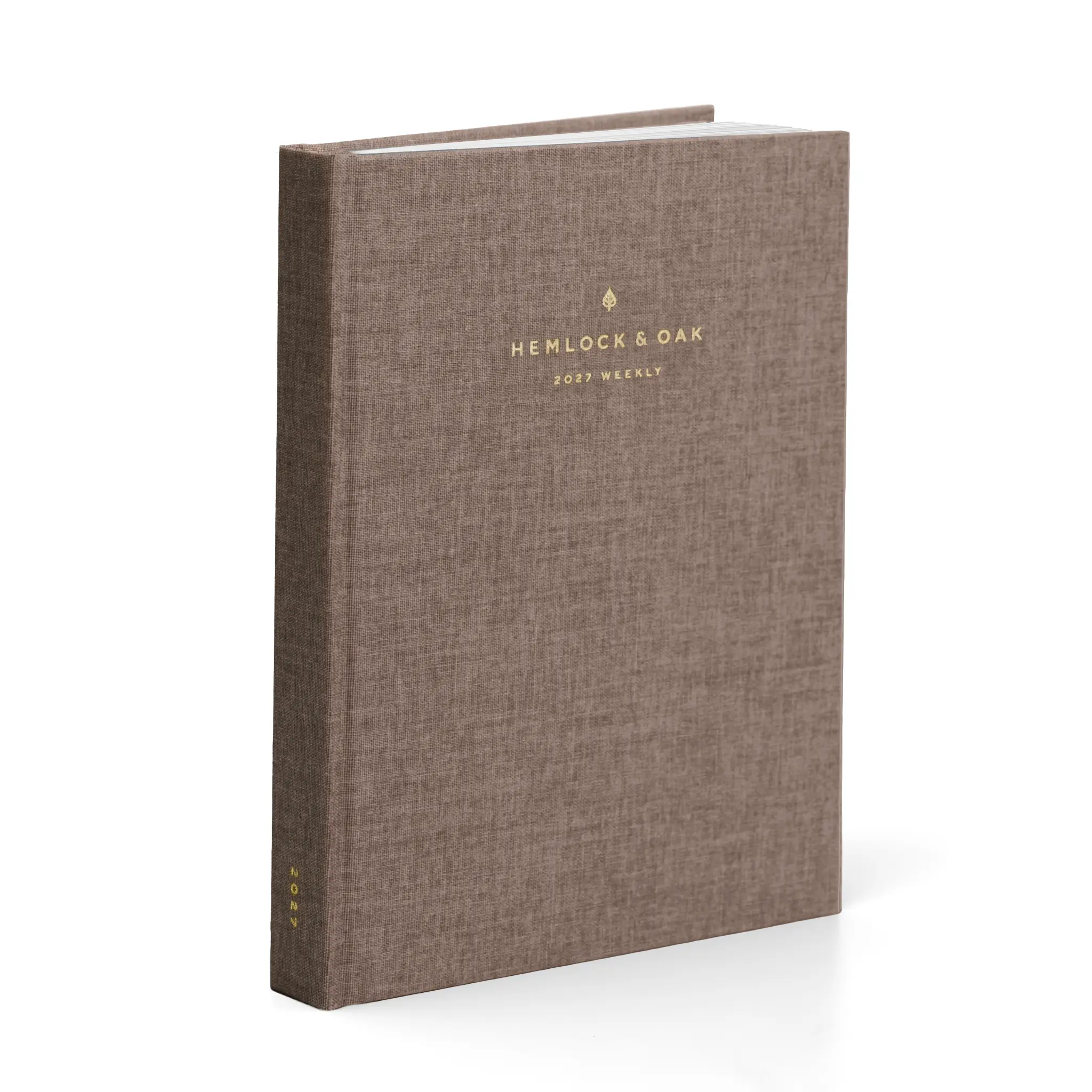 2027 Weekly Planner (Hardcover, Vertical, Heritage 120gsm) in Fawn #color_fawn