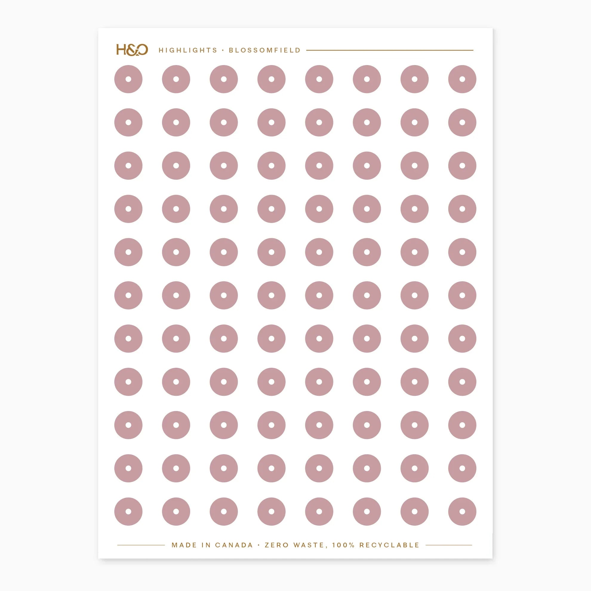 Highlights planner stickers in Blossomfield, Hemlock & Oak