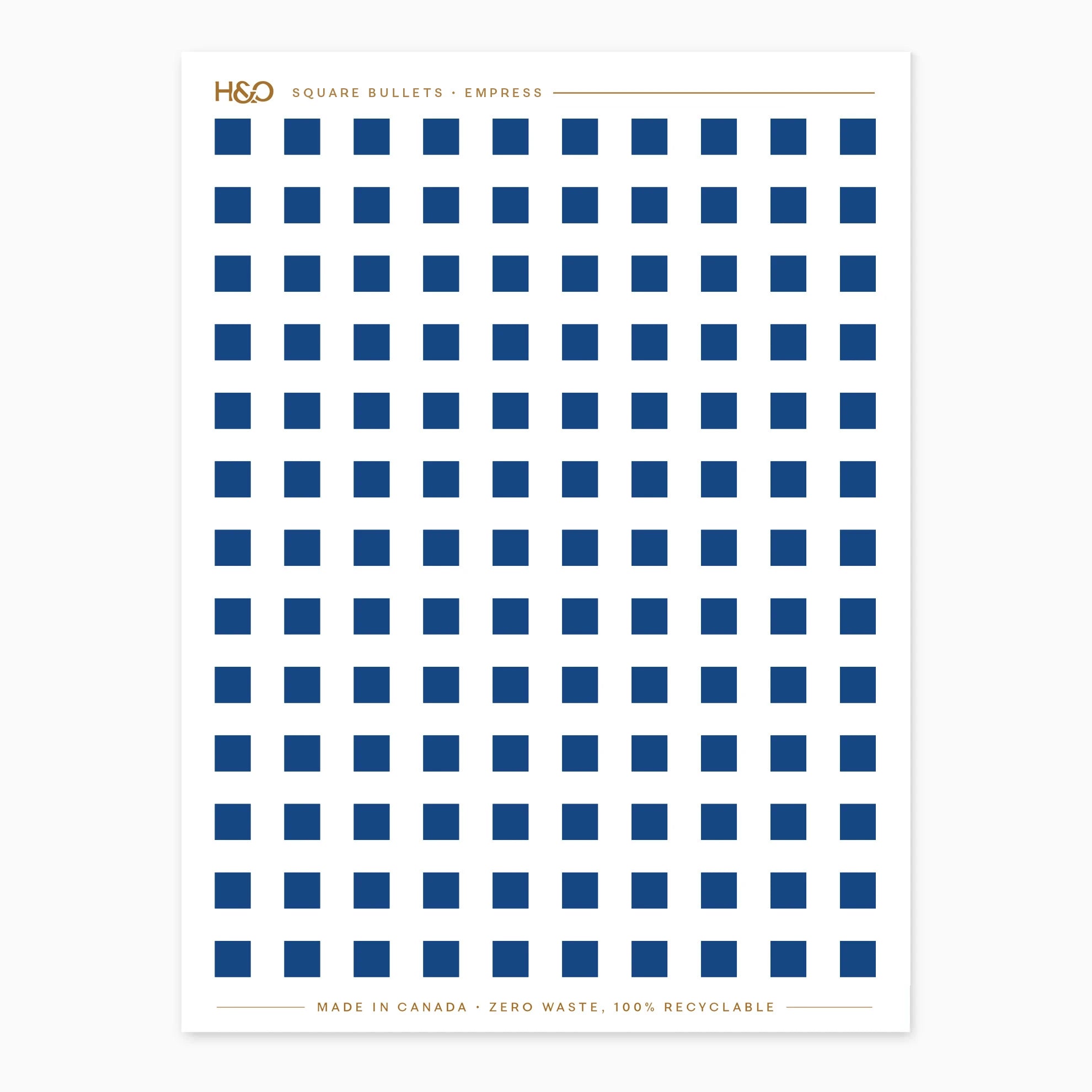 Square Bullets Stickers in Empress #color_empress