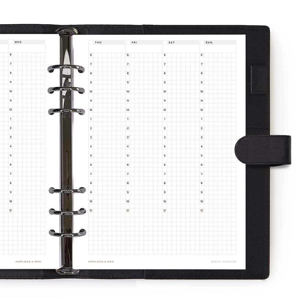 Undated Weekly Inserts Ringbound - A5 #color_ Ringbound - A5
