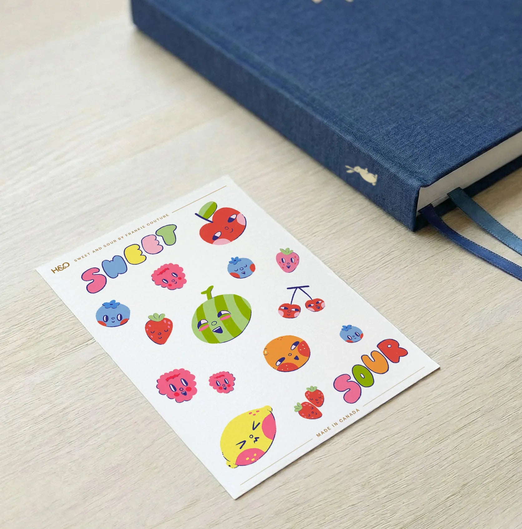 Sweet and Sour Fruit Stickers