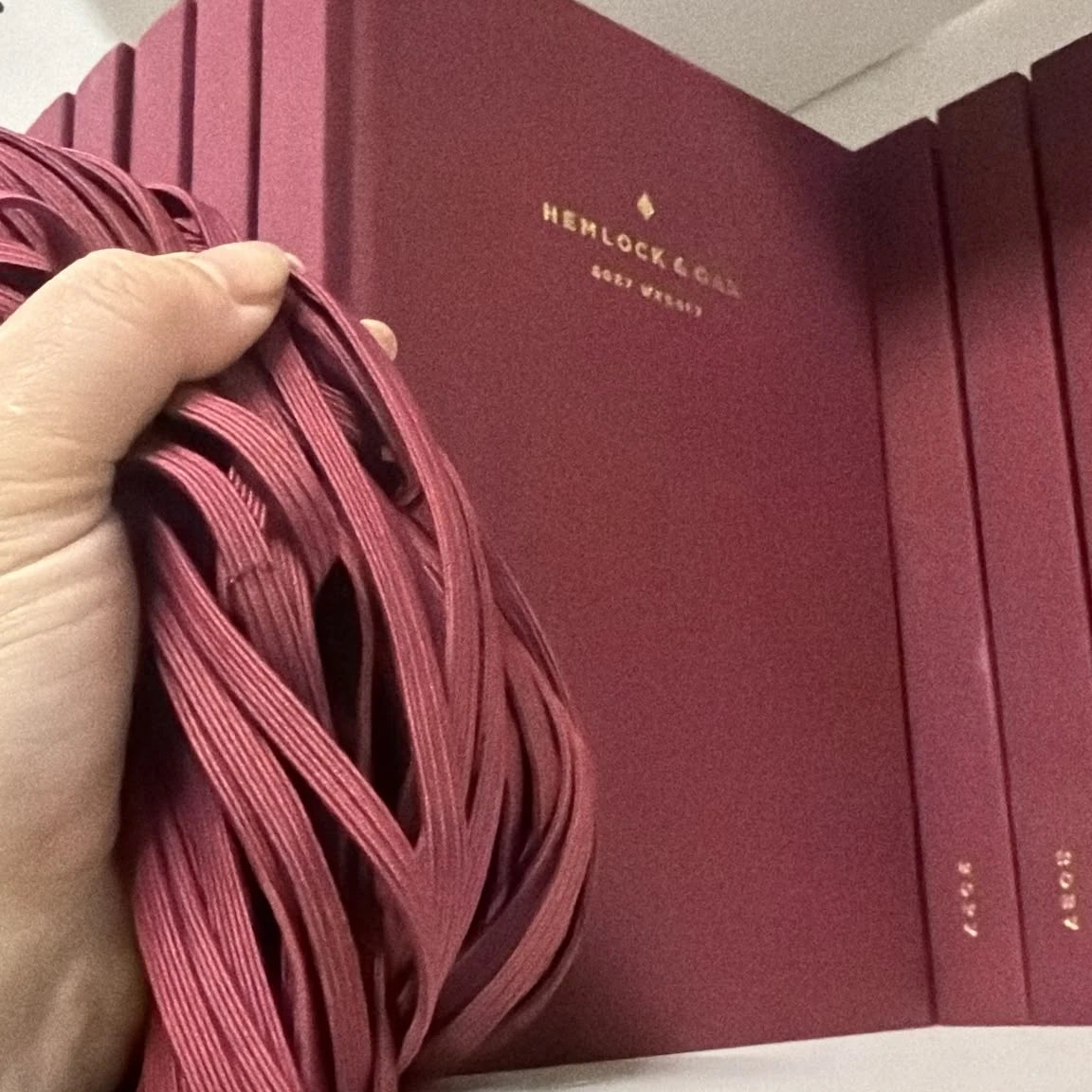 Clip Band Elastics in Mulberry #color_mulberry