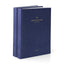 2027 Daily Duo B: Jul-Dec (Hardcover, Heritage 120gsm) in Wild Indigo - detail view #color_wild indigo