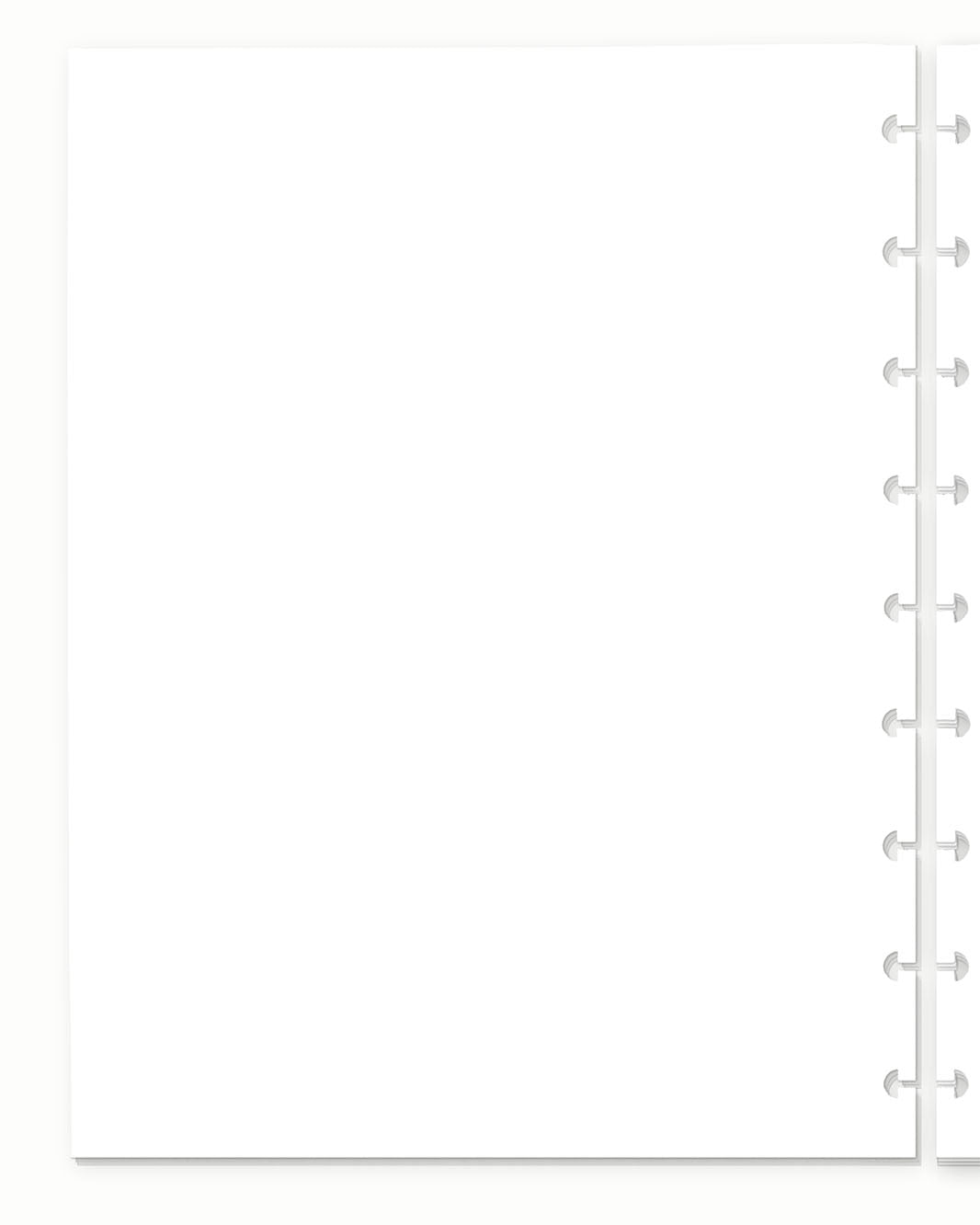 Blank paper inserts