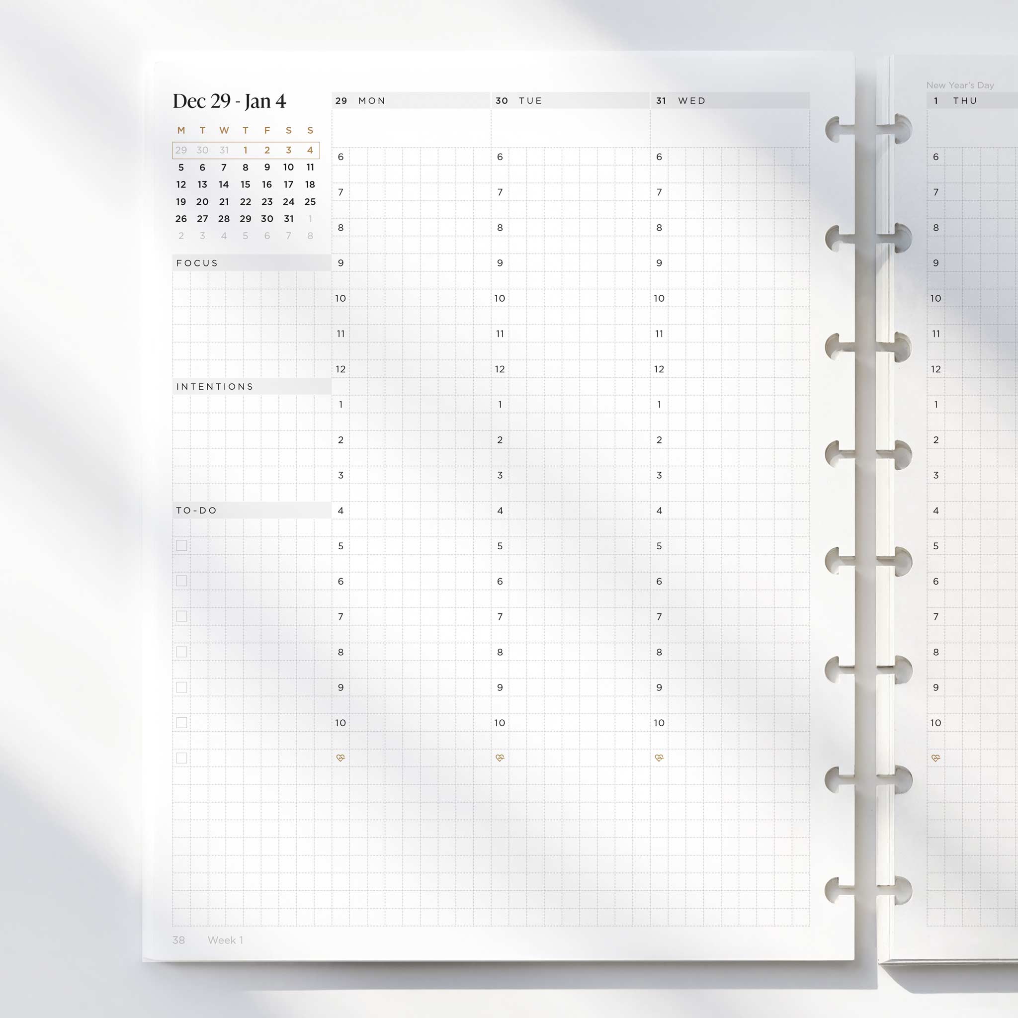 2026 Weekly Inserts - detail view