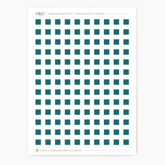 Square Bullet Stickers