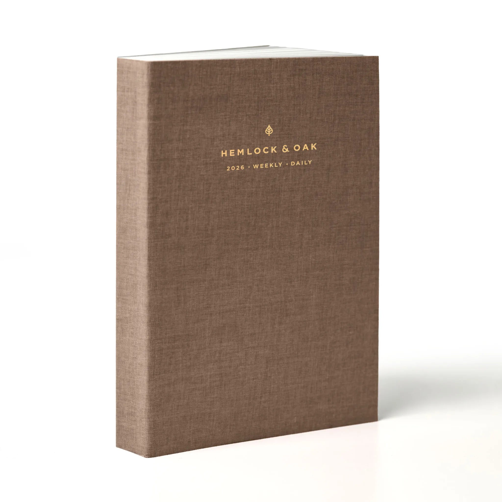 #color_fawn 2026 Weekly and Daily Planner made in Canada, Hobonichi alternative 70gsm Archivist Paper
