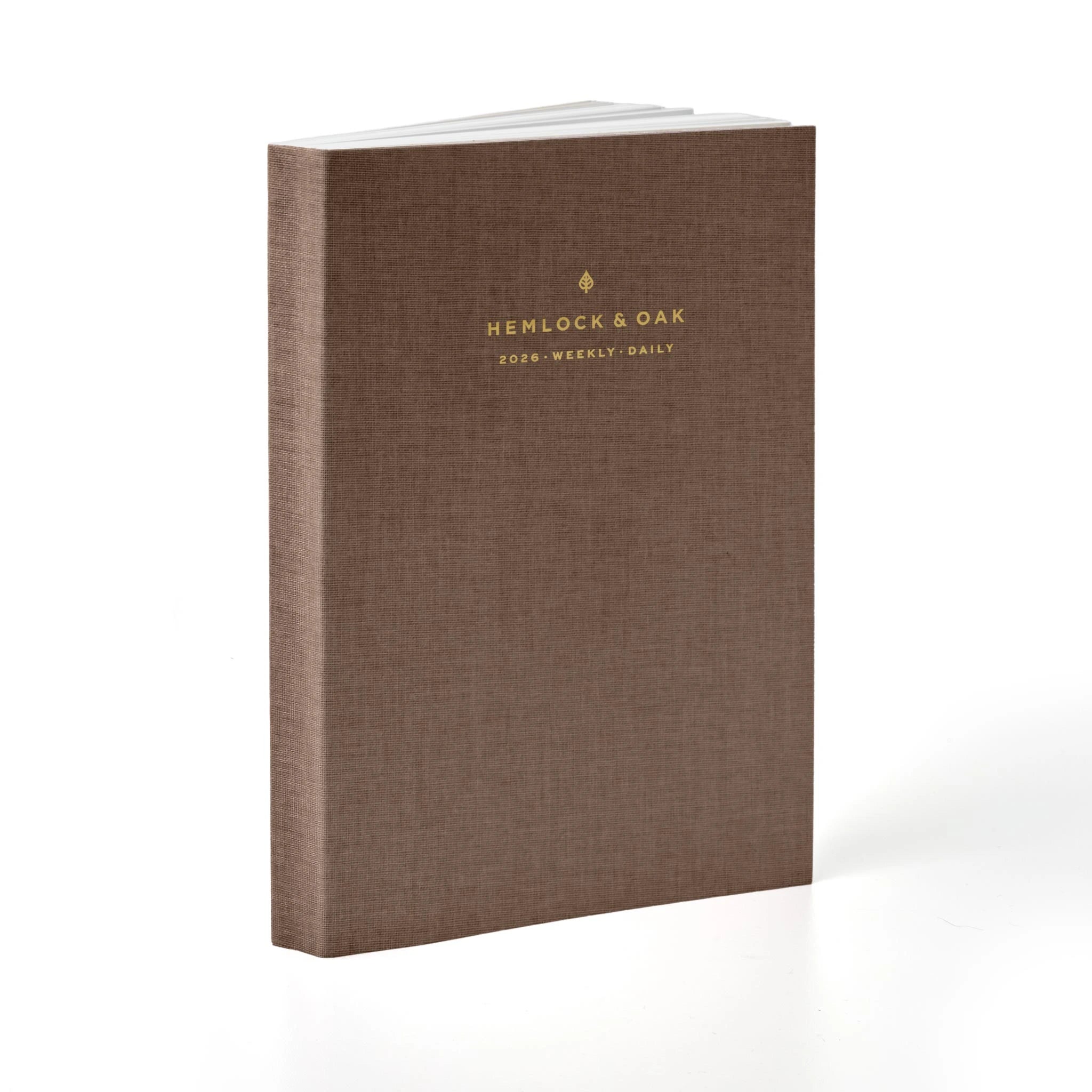 #color_fawn 2026 Weekly and Daily Planner made in Canada, Hobonichi alternative 70gsm Archivist Paper