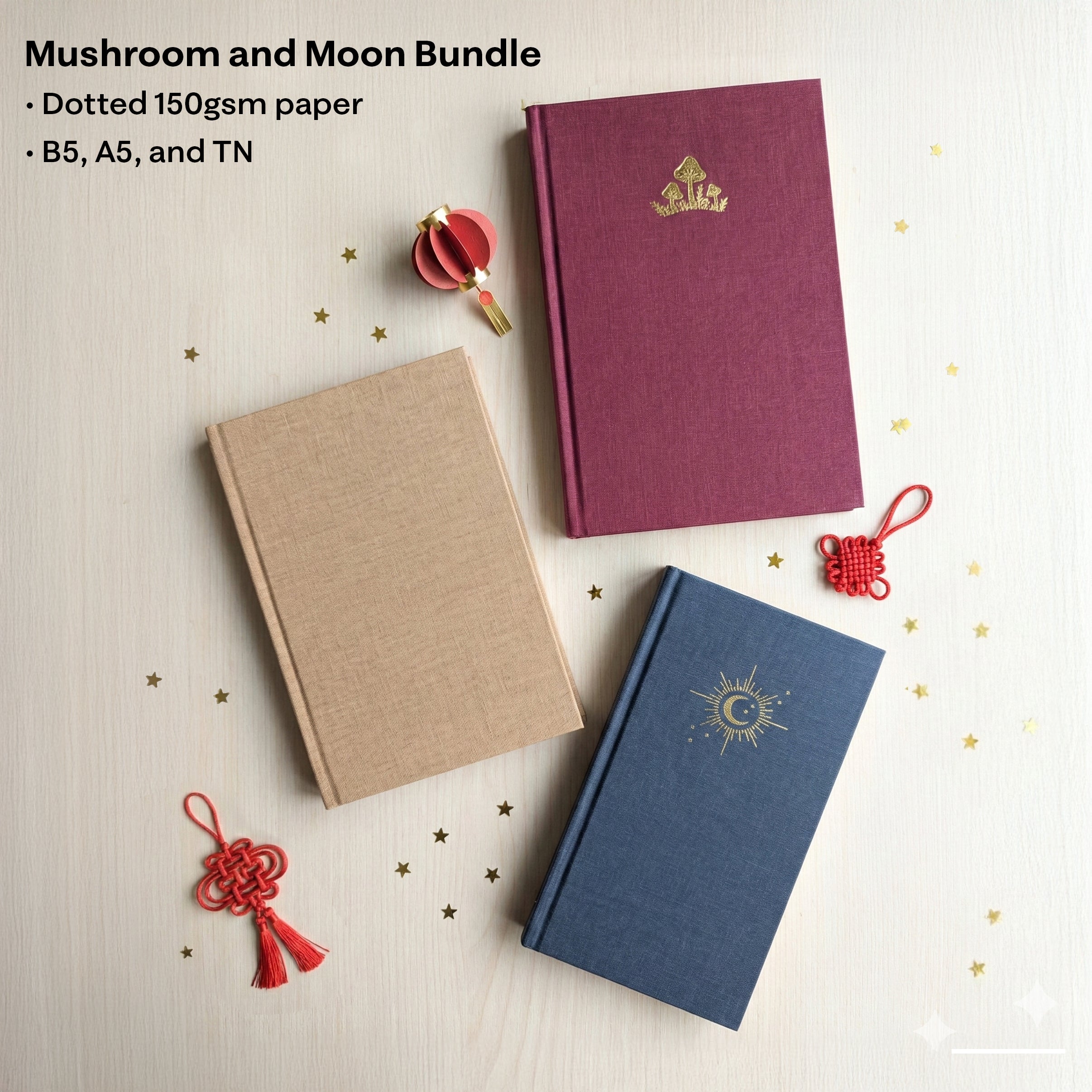 #Bundle_Mushroom & Moon (Dotted Bundle B)