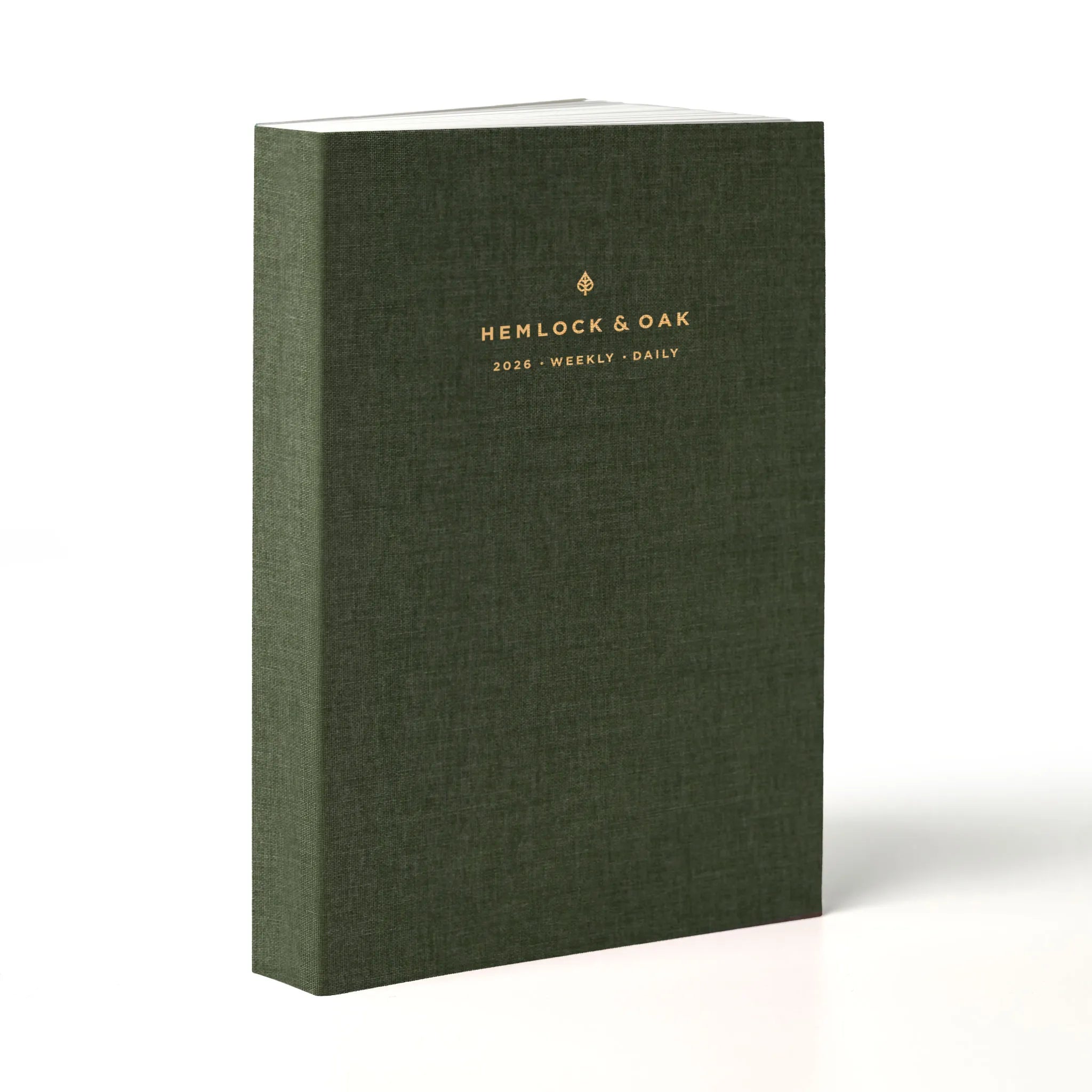 #color_moss 2026 Weekly and Daily Planner made in Canada, Hobonichi alternative 70gsm Archivist Paper
