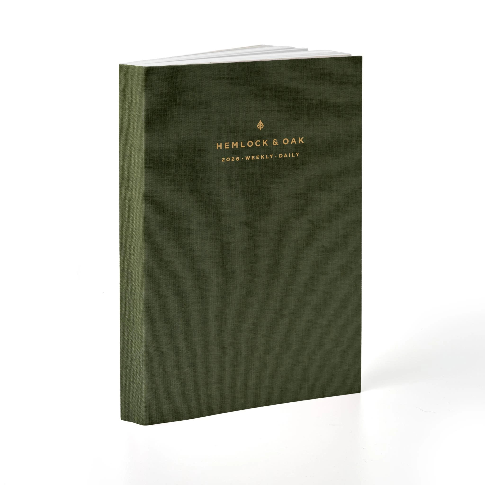 #color_moss 2026 Weekly and Daily Planner made in Canada, Hobonichi alternative 70gsm Archivist Paper