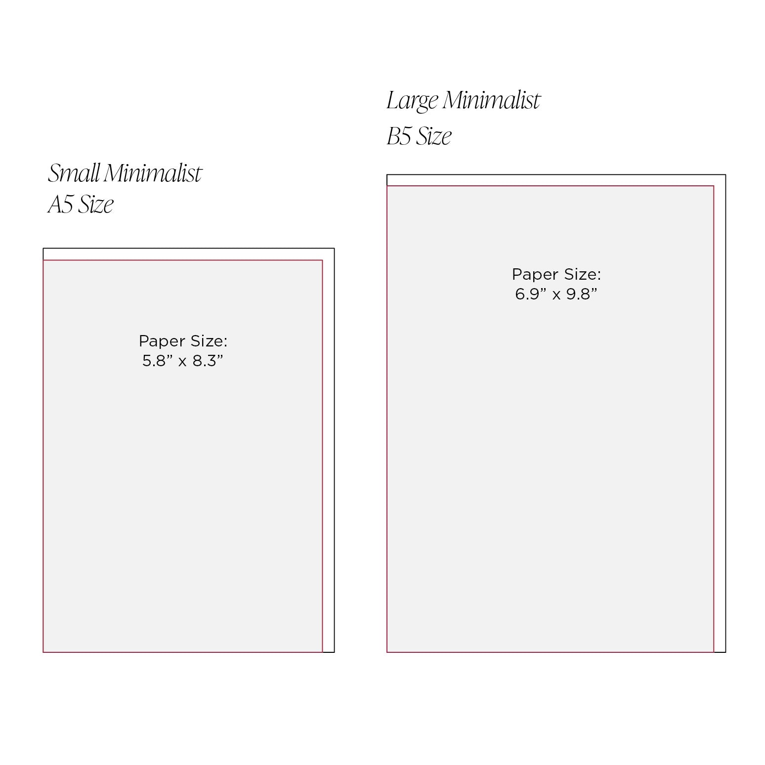 2025 Minimalist Weekly Planner (A5)