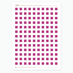 Square Bullet Stickers
