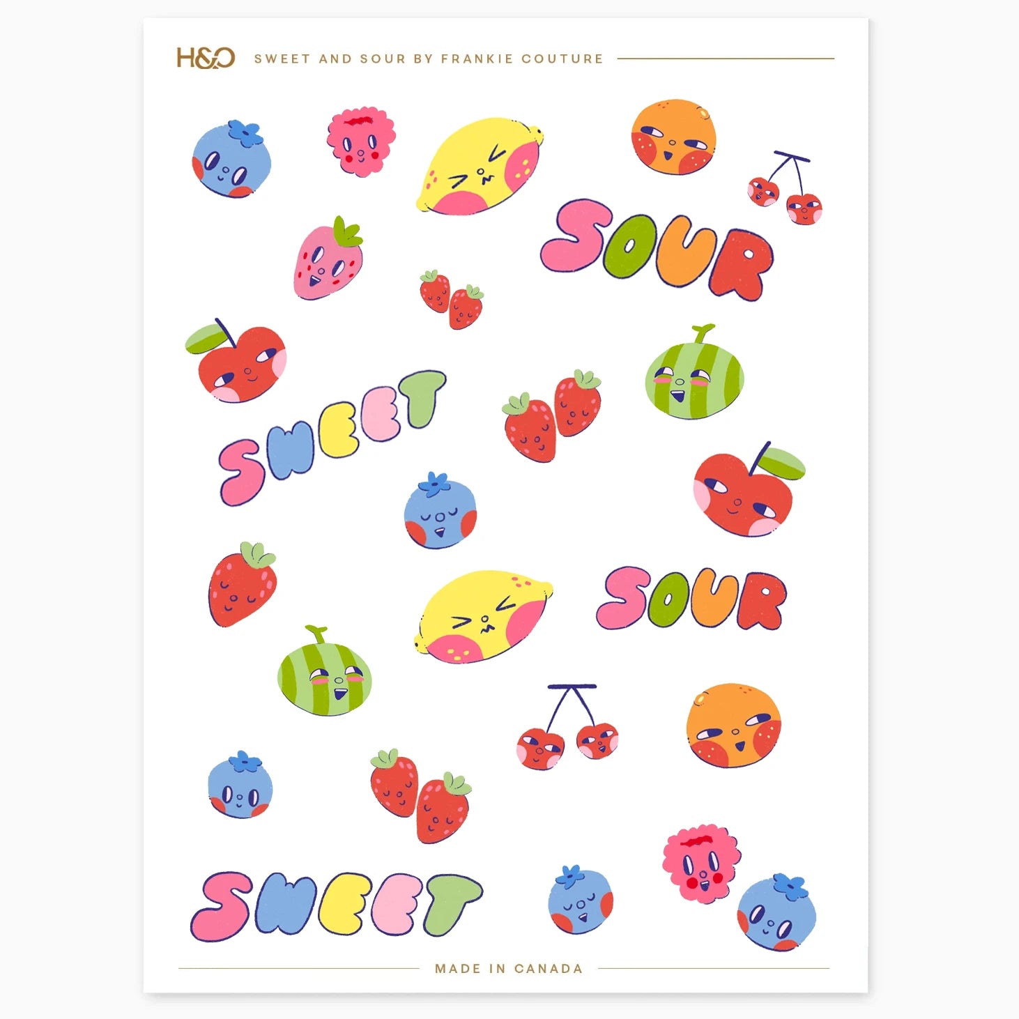 Sweet and Sour Stickers