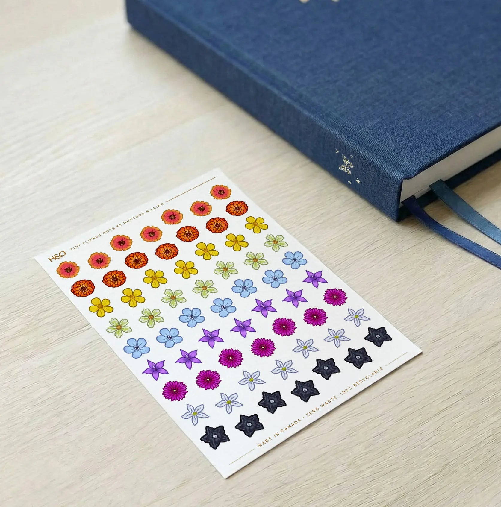 Tiny Flower Dots Stickers