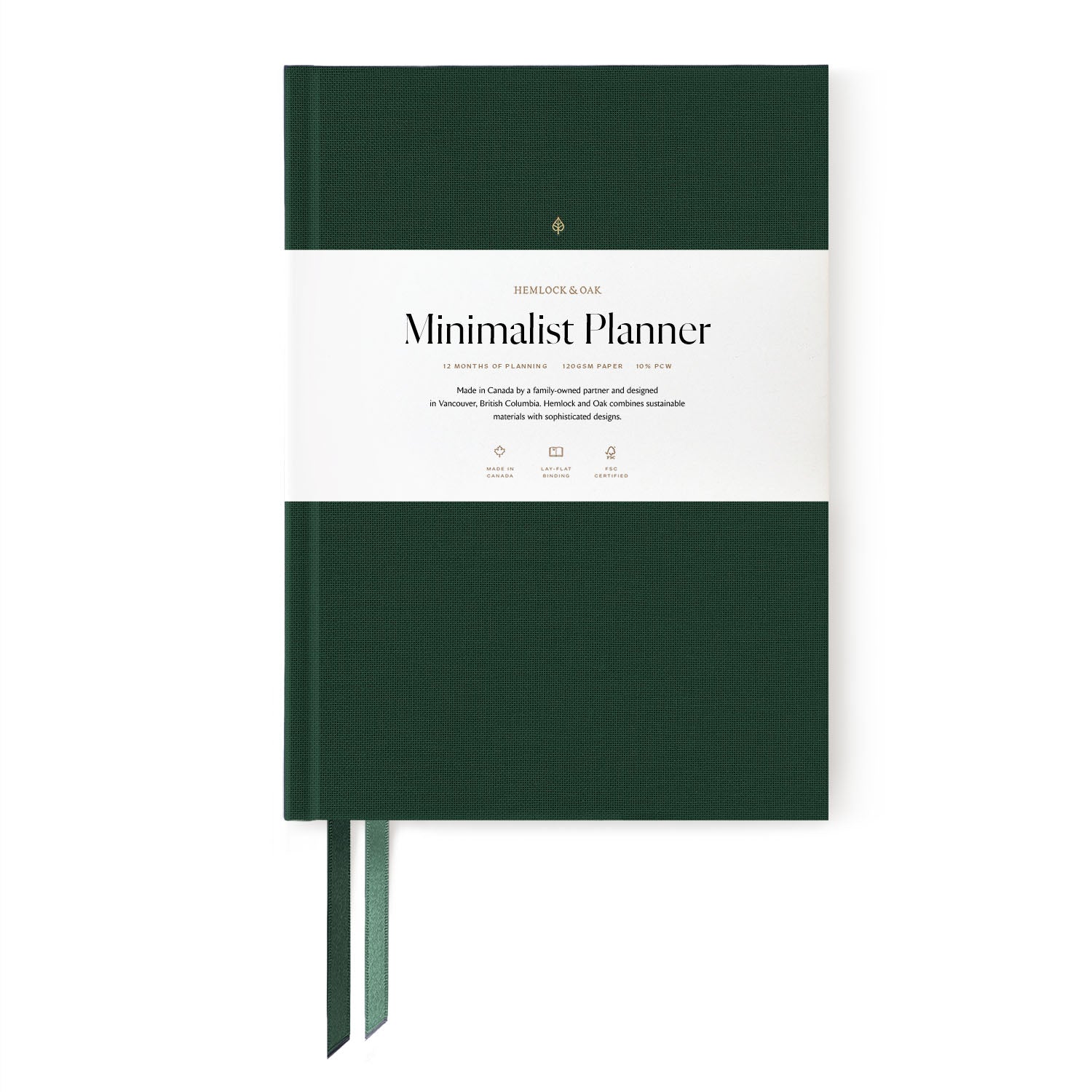 2024 Minimalist Planner Deep Forest #color_ Deep Forest