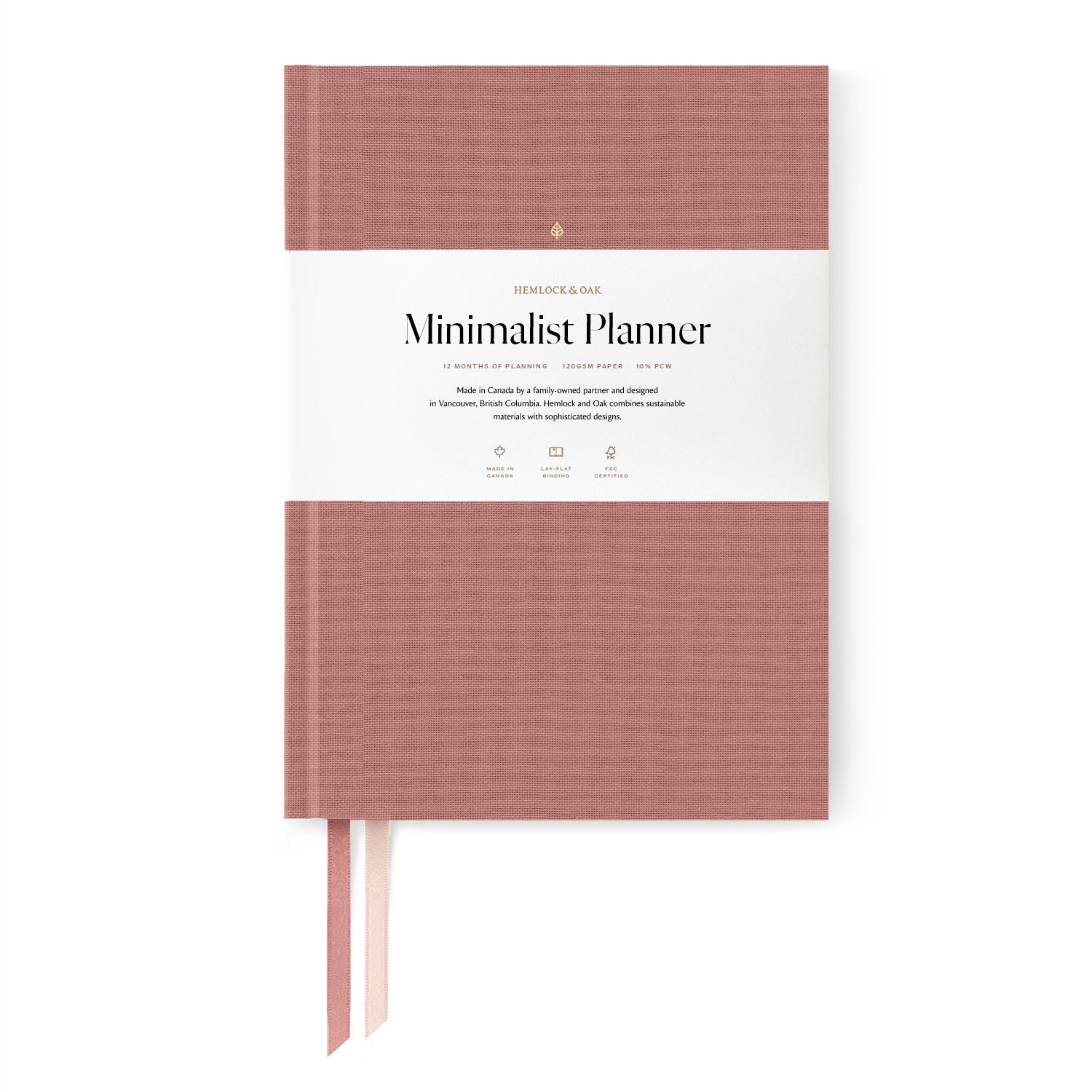 2024 Minimalist Planner Rosewood #color_ Rosewood