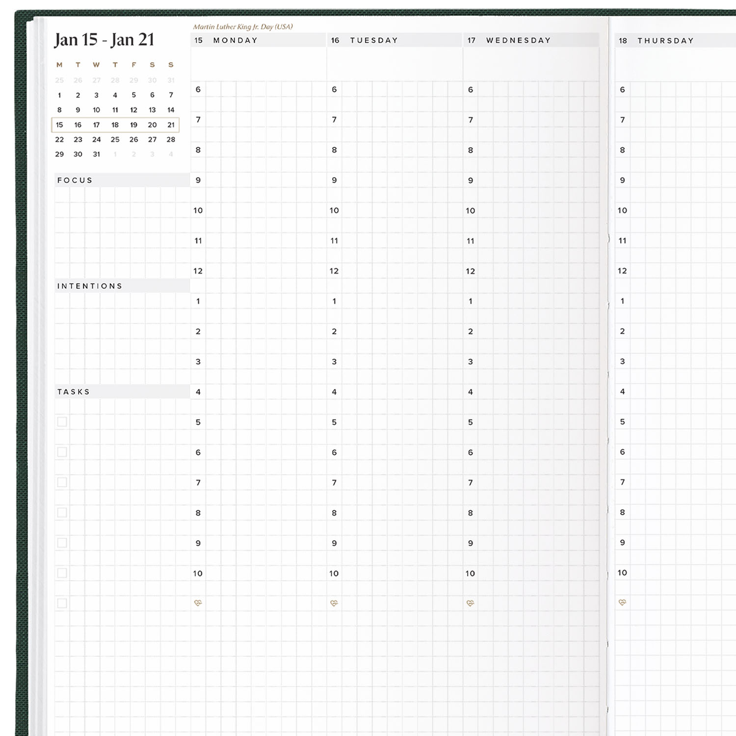 2024 Weekly Planner - Weekly Planner - Hemlock & Oak