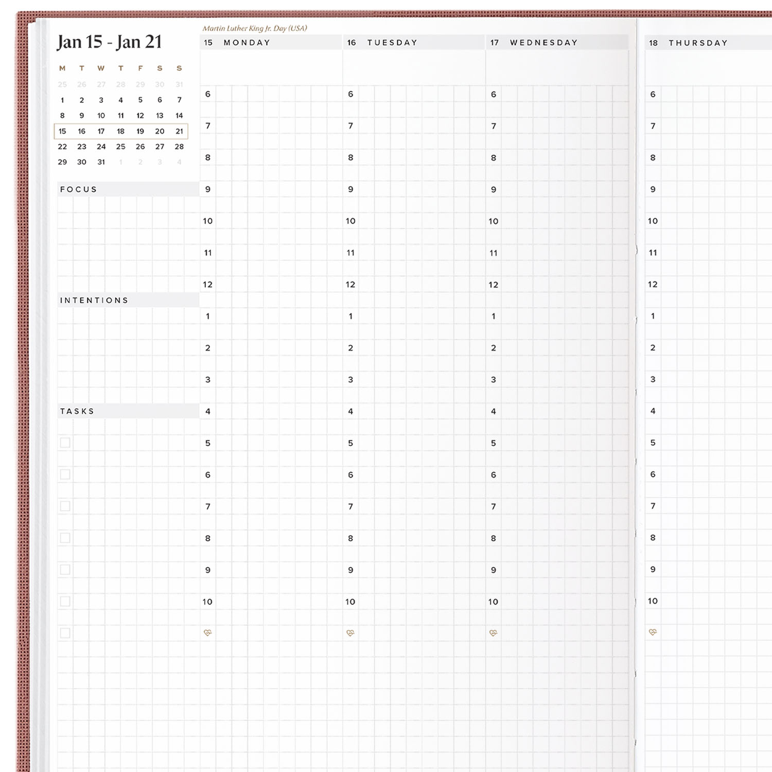 2024 Weekly Planner - Weekly Planner - Hemlock & Oak