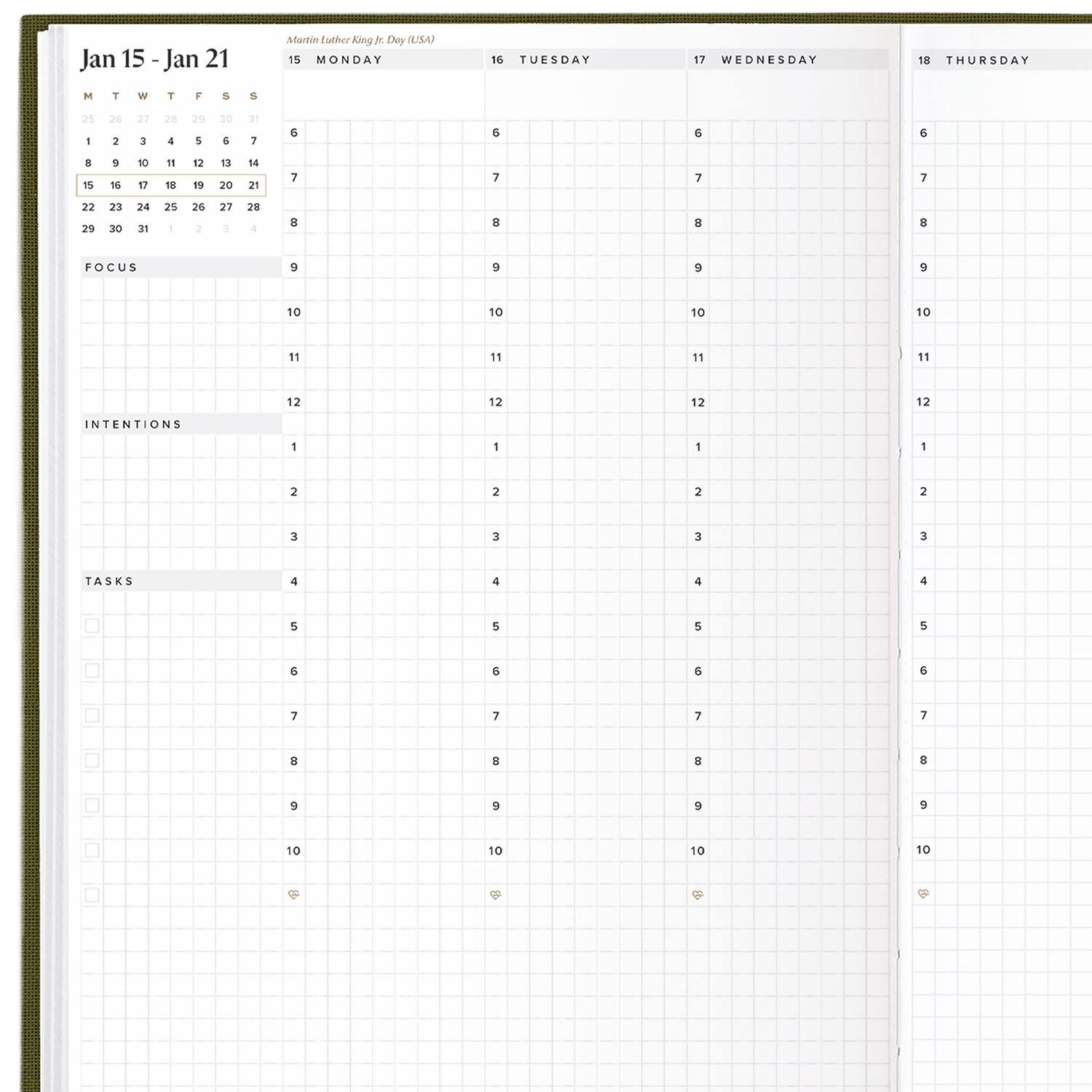 2024 Weekly Planner - Weekly Planner - Hemlock & Oak