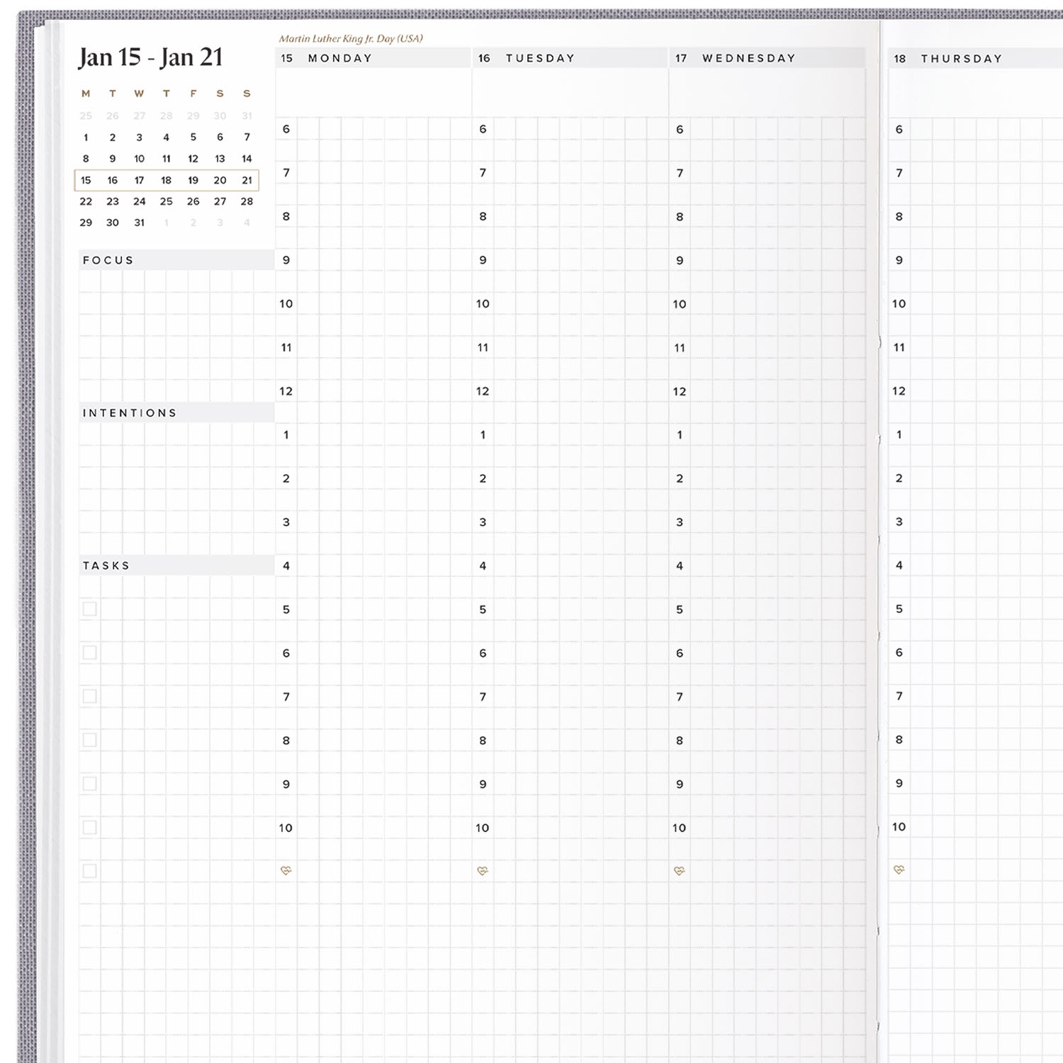 2024 Weekly Planner - Weekly Planner - Hemlock & Oak