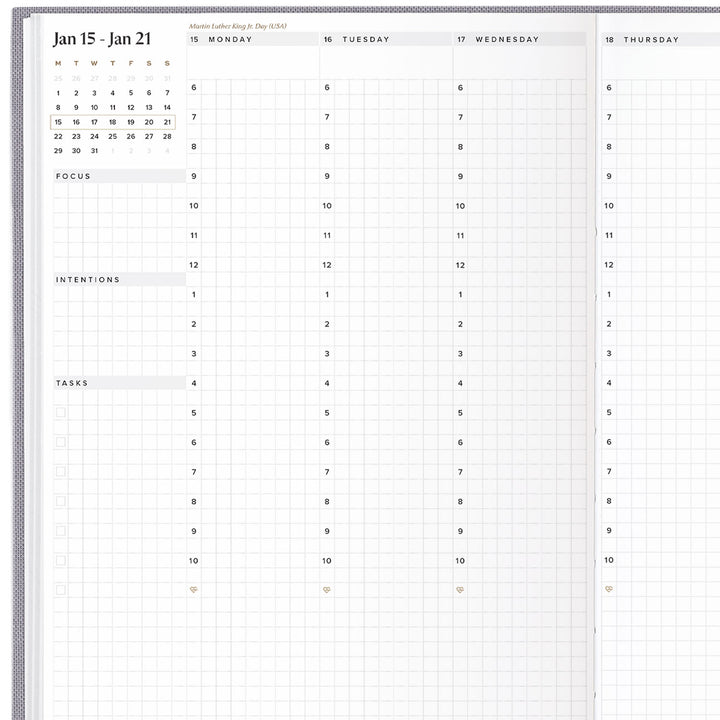 2024 Weekly Planner Hemlock & Oak