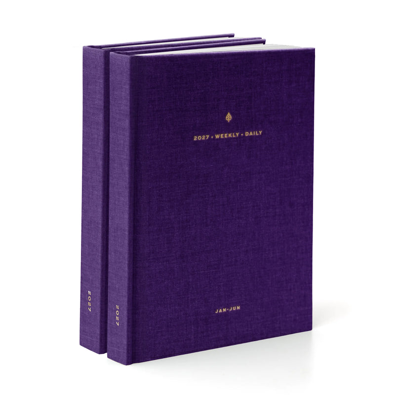 2027 Minimalist Daily Duo (Hardcover, Heritage 120gsm) in Aura #color_aura