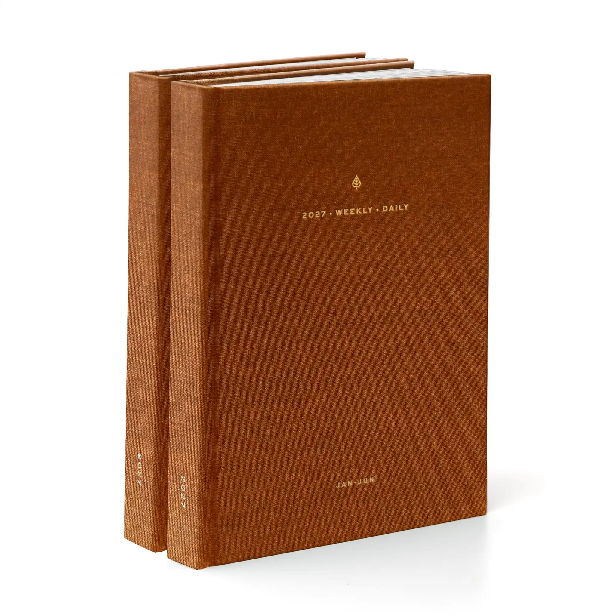 2027 Minimalist Weekly & Daily Duo (Hardcover, A5) in Autumnal - detail view #color_autumnal