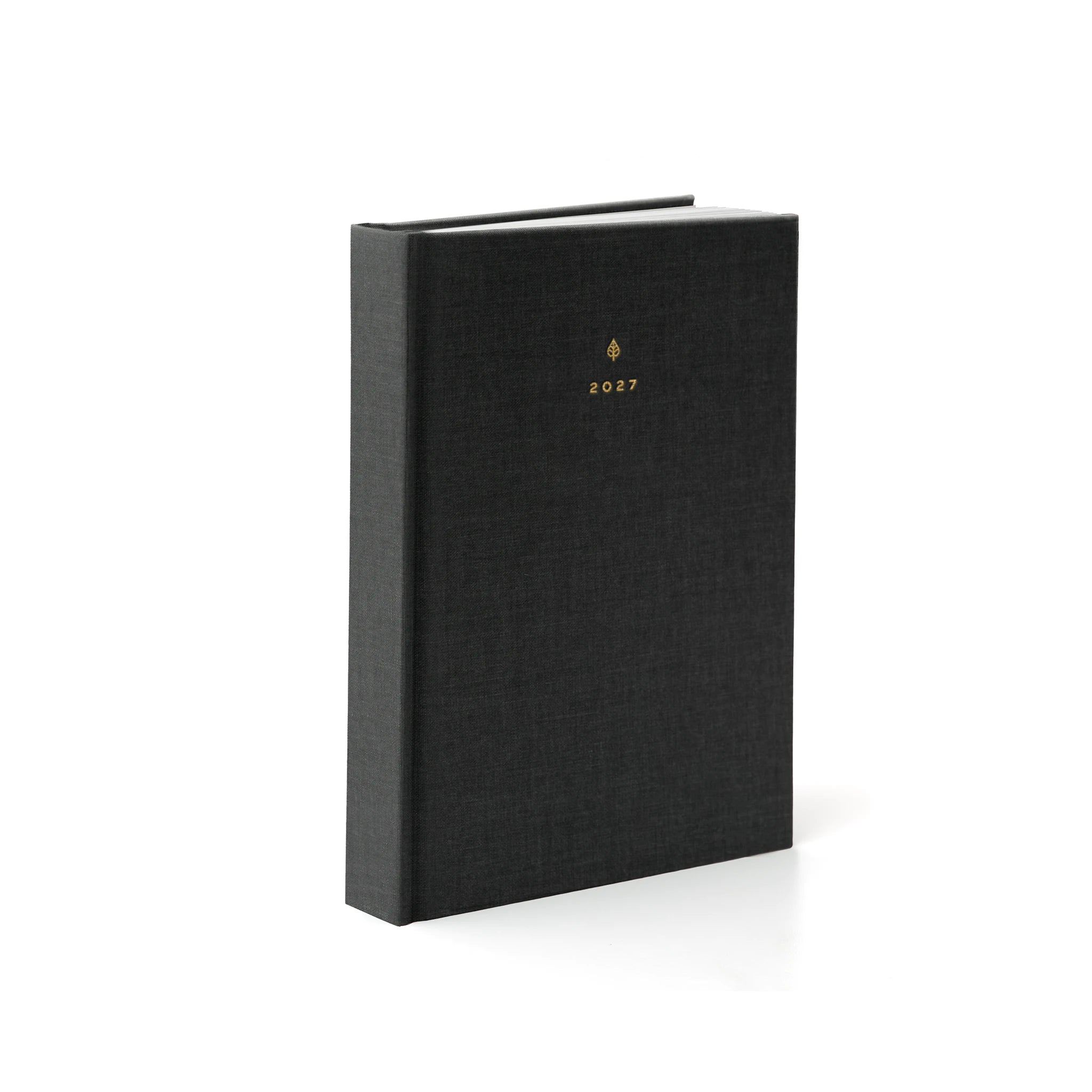 2027 A6 Daily Planner (Hardcover, 70gsm) in Charbon - detail view #color_charbon