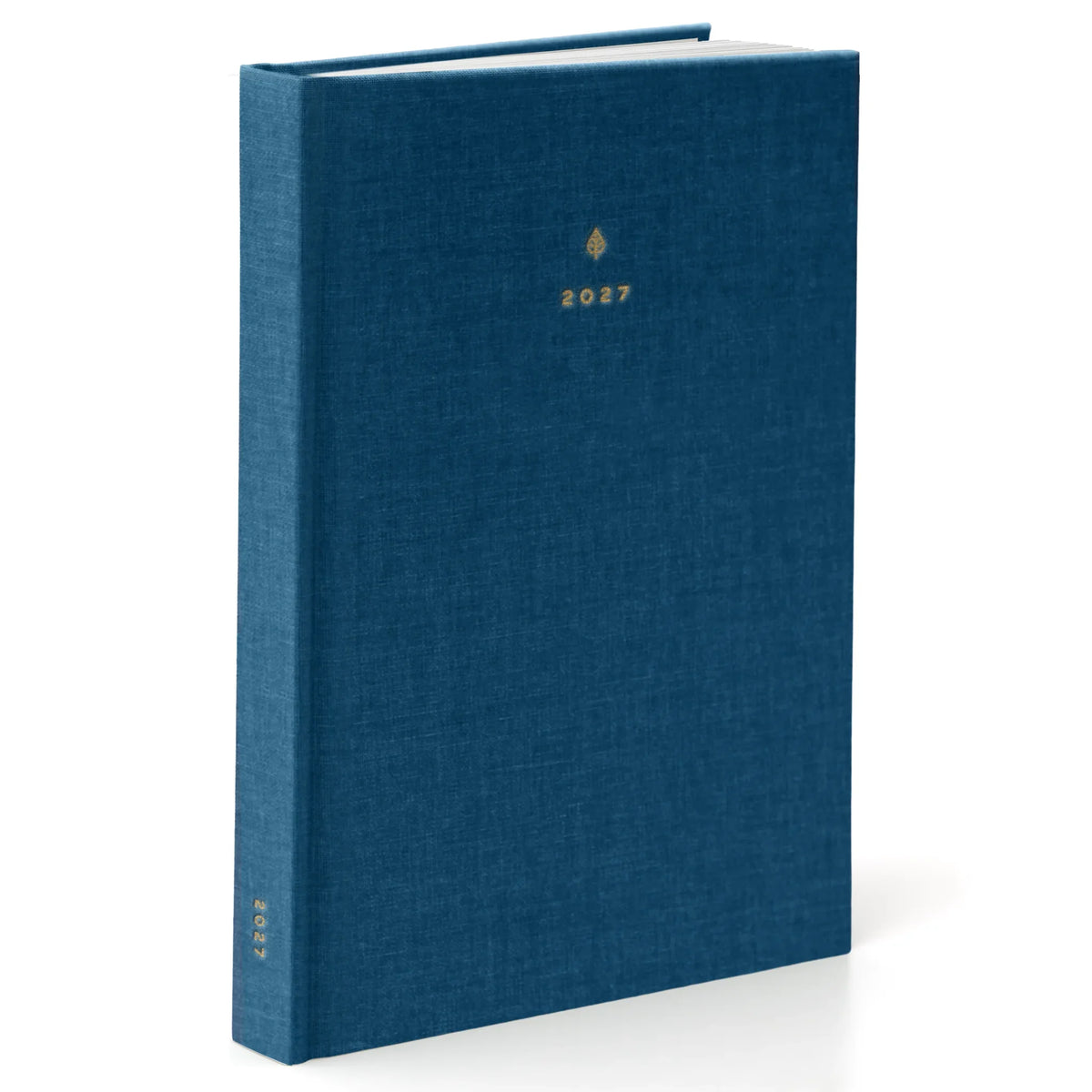 2027 B5 Minimalist Vertical Planner (Hardcover, Heritage 120gsm) in Rivière #color_rivière