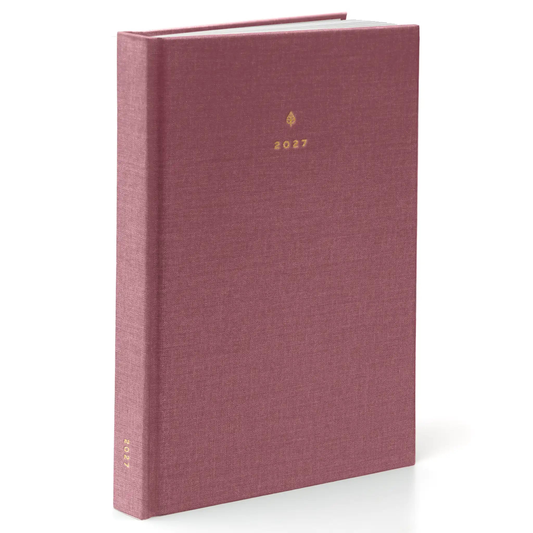 2027 B5 Minimalist Horizontal Planner (Hardcover, Archivist 120gsm) in Wild Rose - Dated Planner Made in Canada #color_wild rose