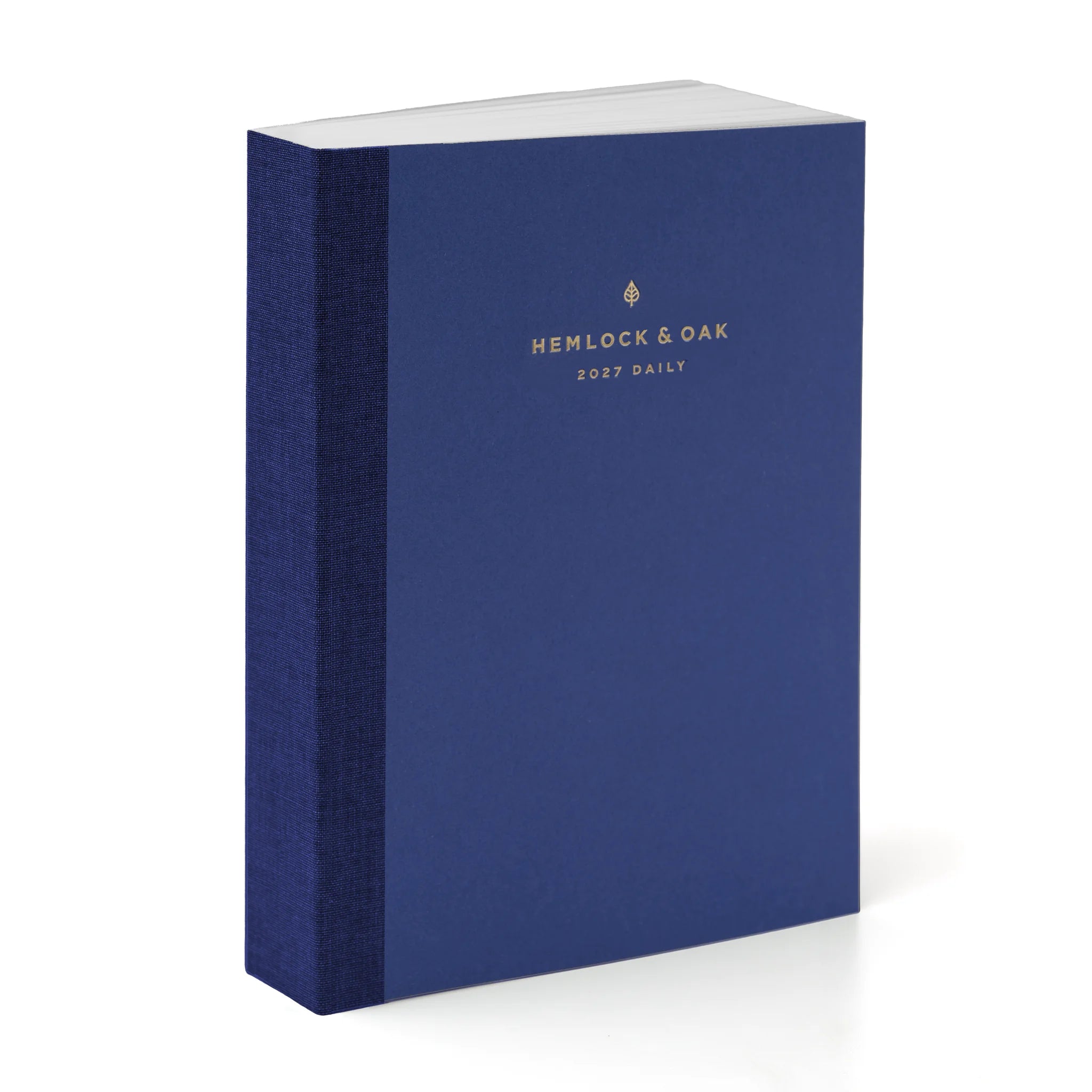 2027 Daily Planner (Paper Flex, Heritage 120gsm) in Blueberry - detail view #color_blueberry