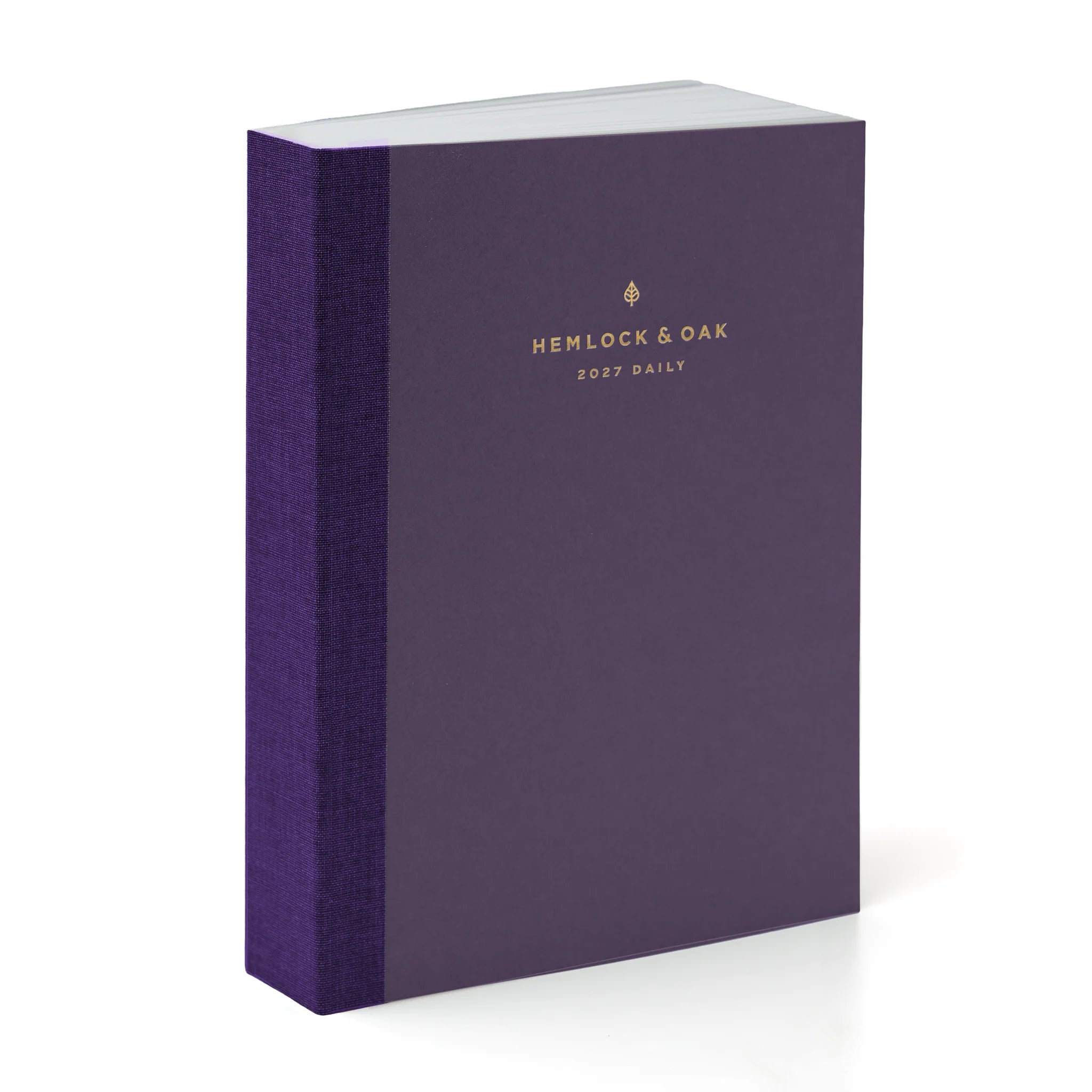 2027 Daily Planner (Paper Flex, Heritage 120gsm) in Plum - Dated Planner Made in Canada #color_plum