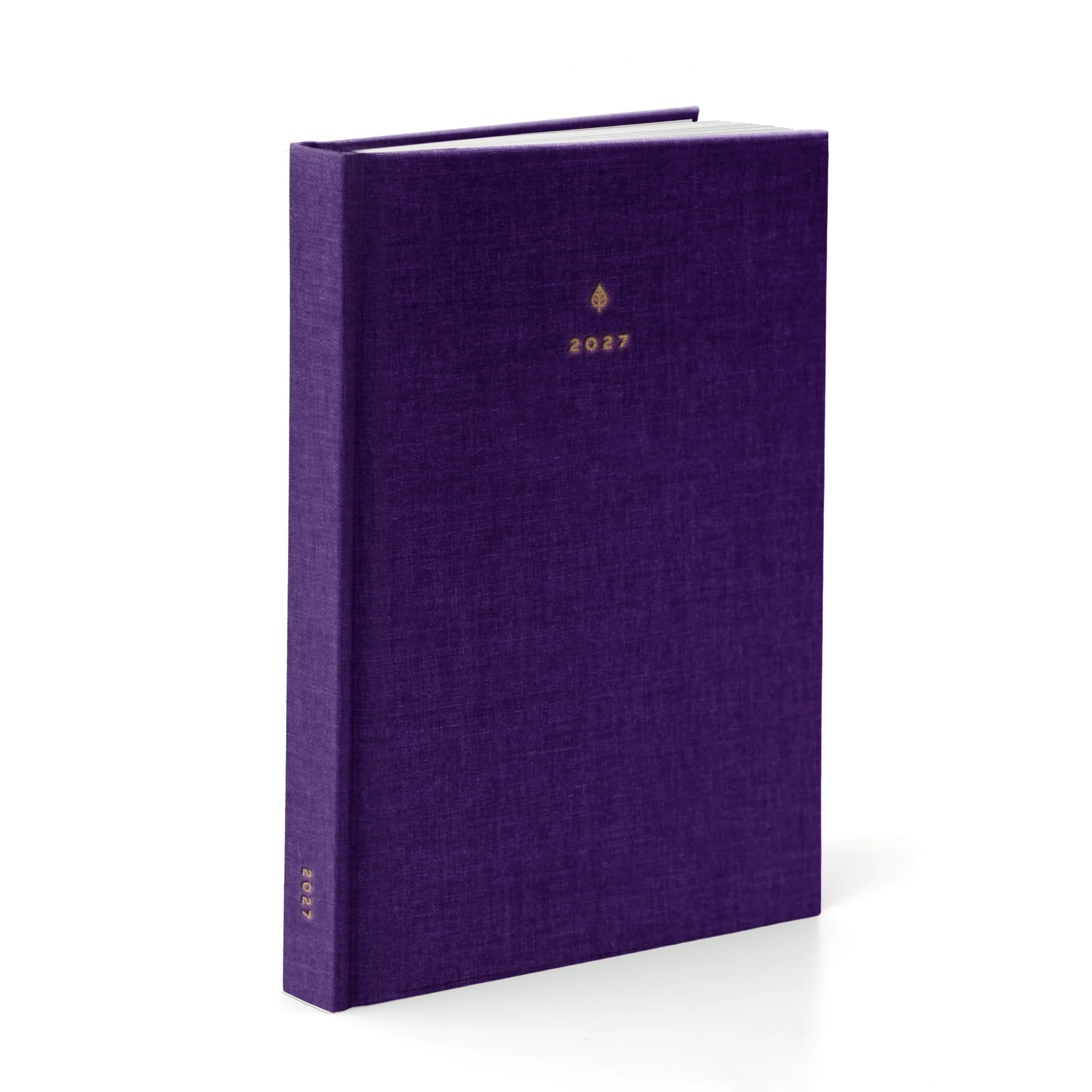2027 A5 Minimalist Vertical Planner (Hardcover, Heritage 120gsm) in Aura - Dated Planner Made in Canada #color_aura