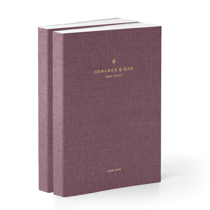 2027 Minimalist Daily Duo (Cloth Flex, Heritage 120gsm) in Wild Rose #color_wild rose