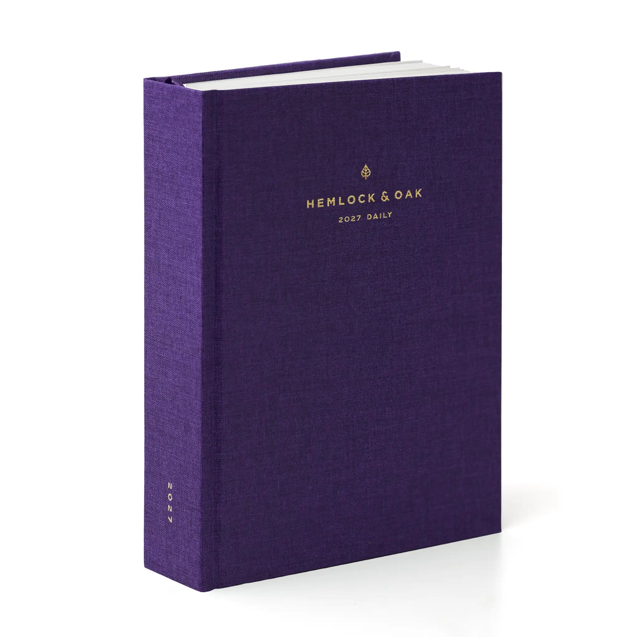 2027 Daily Planner (Hardcover, Heritage 120gsm) in Aura - detail view #color_aura