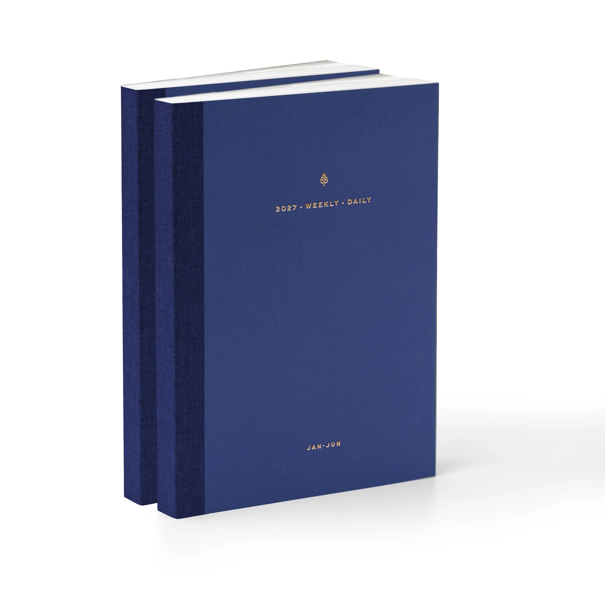 2027 Minimalist Weekly & Daily Duo (Paper Flex, A5) in Blueberry - Dated Planner Made in Canada #color_blueberry