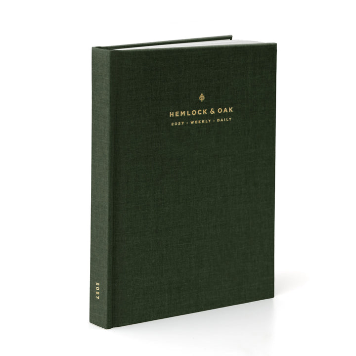 2027 Weekly & Daily Vertical Planner (Hardcover, 70gsm) in Woodlands #color_woodlands