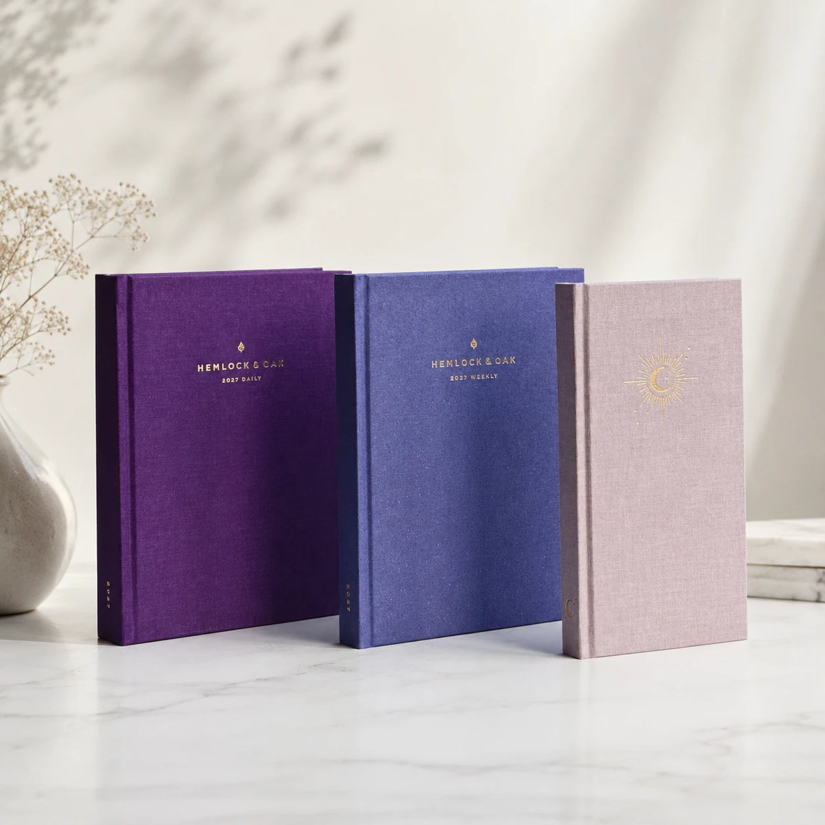 2027 Violet Hour Planner Bundle with Lunar Graph Notebook, TN #foil type_lunar