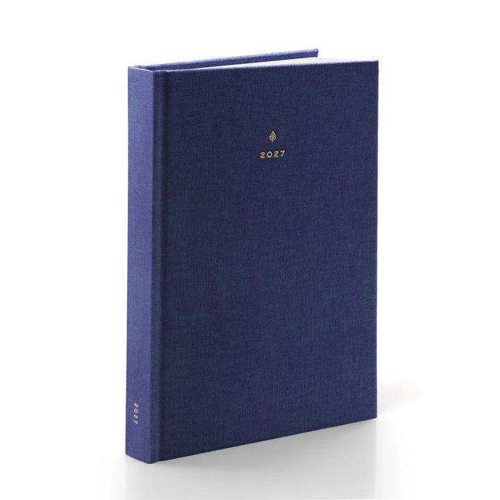 2027 B6 Weekly Minimalist Planner (Hardcover, Heritage 120gsm) in Wild Indigo - detail view #color_Wild Indigo