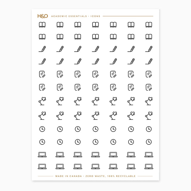 Academic Icons Stickers