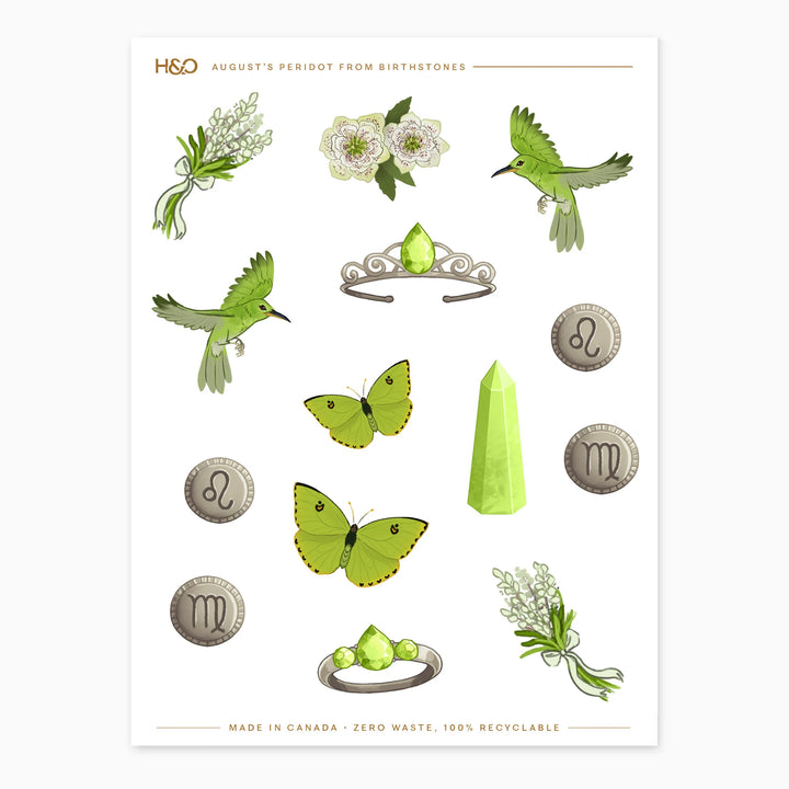 Birthstones Stickers