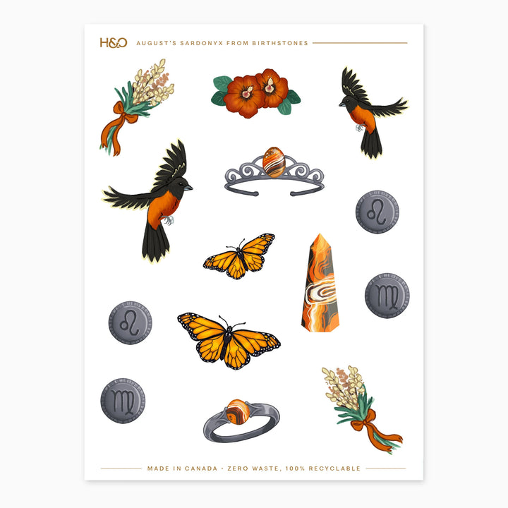 Birthstones Stickers