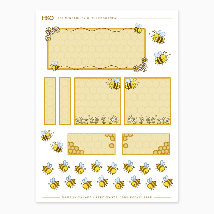 Bee Mindful Stickers