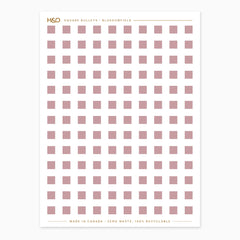 Square Bullets Stickers