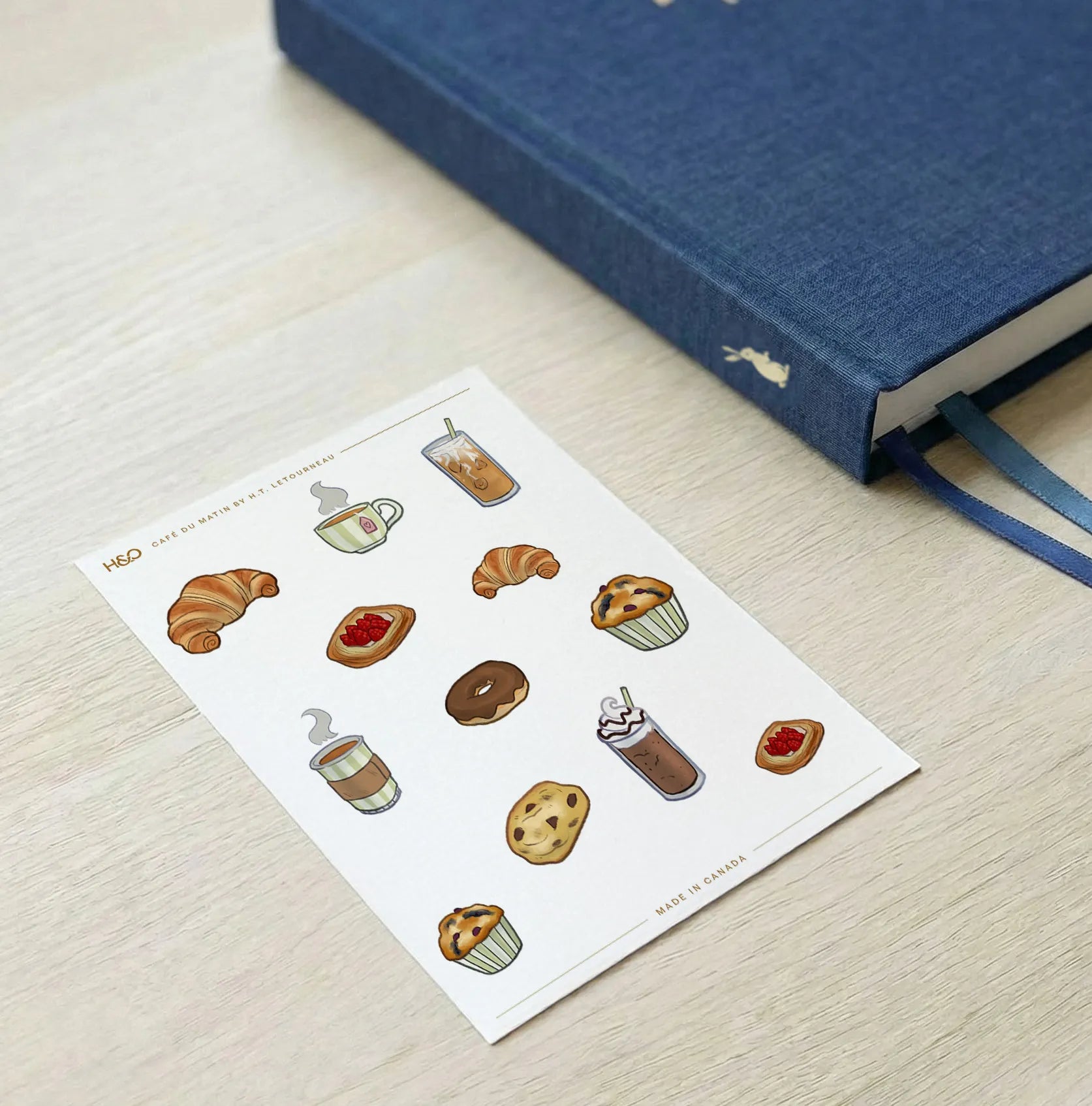 Café du Matin Stickers