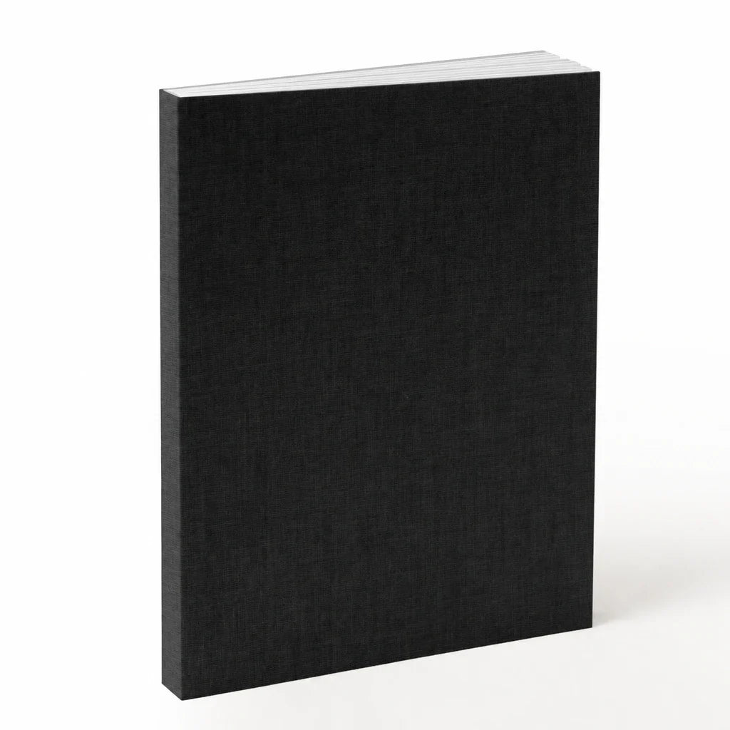 2027 Witch Hazel Planner Bundle: Cloth Flex Dotted Notebook in Charbon